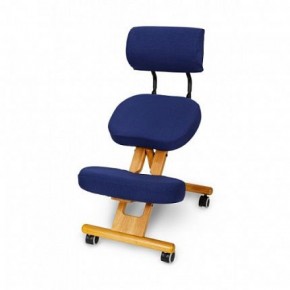 Коленный стул со спинкой Smartstool KW02В + Чехлы в Верхней Салде - verhnyaya-salda.ok-mebel.com | фото 3