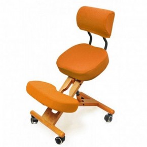 Коленный стул со спинкой Smartstool KW02В + Чехлы в Верхней Салде - verhnyaya-salda.ok-mebel.com | фото 4