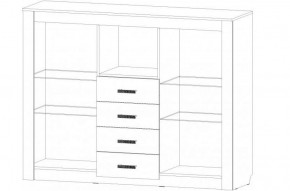 РИВЬЕРА Комод большой в Верхней Салде - verhnyaya-salda.ok-mebel.com | фото 2