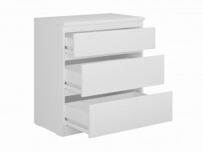 Комод КАСТОР с тремя ящиками, цвет белый в Верхней Салде - verhnyaya-salda.ok-mebel.com | фото 2