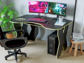 Компьютерный стол КЛ №9.0 (Черный/Желтый) в Верхней Салде - verhnyaya-salda.ok-mebel.com | фото 2