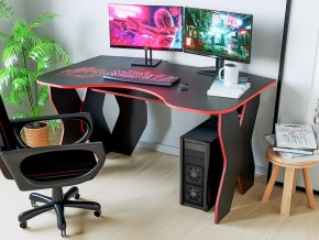 Компьютерный стол КЛ №9.0 (Черный/Красный) в Верхней Салде - verhnyaya-salda.ok-mebel.com | фото 3