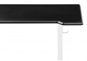 Компьютерный стол Маркос с механизмом подъема 140х80х75 черная шагрень / белый в Верхней Салде - verhnyaya-salda.ok-mebel.com | фото 8