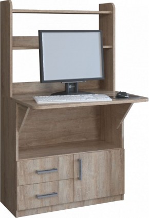 Компьютерный стол СП-1 (Дуб баррик) в Верхней Салде - verhnyaya-salda.ok-mebel.com | фото