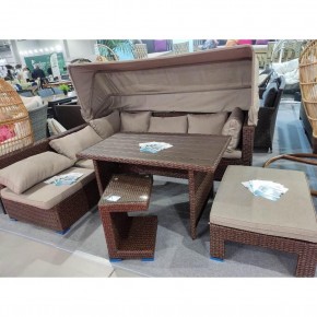 Комплект мебели с диваном AFM-320B-T320 Brown в Верхней Салде - verhnyaya-salda.ok-mebel.com | фото 2