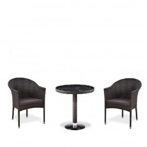 Комплект плетеной мебели T601/Y350A-W53 Brown (2+1) в Верхней Салде - verhnyaya-salda.ok-mebel.com | фото