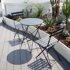 Комплект садовой мебели OTS-001R (стол + 2 стула) металл в Верхней Салде - verhnyaya-salda.ok-mebel.com | фото 2