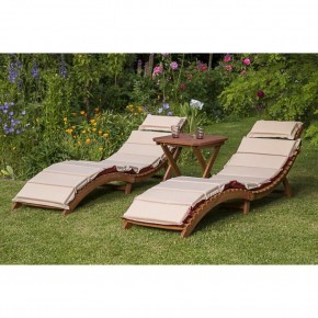 Комплект шезлонги и столик AFM-803A-T133 Beige (2+1) в Верхней Салде - verhnyaya-salda.ok-mebel.com | фото