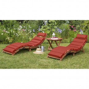 Комплект шезлонги и столик AFM-803A-T133 Beige-Terracotta (2+1) в Верхней Салде - verhnyaya-salda.ok-mebel.com | фото