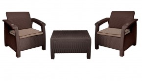 Комплект уличной мебели Yalta Premium Terrace Set (Ялта) шоколадый (+подушки под спину) в Верхней Салде - verhnyaya-salda.ok-mebel.com | фото 8