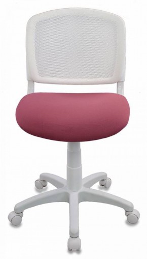 Кресло детское Бюрократ CH-W296NX/26-31 белый TW-15 розовый 26-31 в Верхней Салде - verhnyaya-salda.ok-mebel.com | фото 3