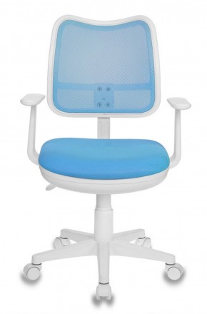 Кресло детское Бюрократ CH-W797/LB/TW-55 голубой в Верхней Салде - verhnyaya-salda.ok-mebel.com | фото 4