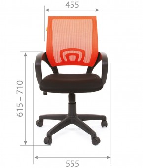 Кресло для оператора CHAIRMAN 696 black (ткань TW-11/сетка TW-01) в Верхней Салде - verhnyaya-salda.ok-mebel.com | фото 4