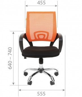 Кресло для оператора CHAIRMAN 696 хром (ткань TW-11/сетка TW-01) в Верхней Салде - verhnyaya-salda.ok-mebel.com | фото 6