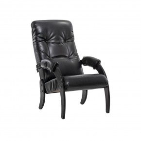 Кресло для отдыха Модель 61 Венге, к/з Vegas Lite Black в Верхней Салде - verhnyaya-salda.ok-mebel.com | фото 4