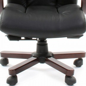 Кресло для руководителя Chairman 421 черный/орех темный, черный в Верхней Салде - verhnyaya-salda.ok-mebel.com | фото 4