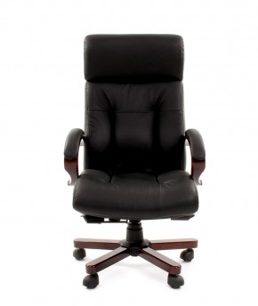 Кресло для руководителя CHAIRMAN  421 (Натуральная кожа) Черное в Верхней Салде - verhnyaya-salda.ok-mebel.com | фото 2