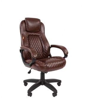Кресло для руководителя  CHAIRMAN 432 (Экокожа коричневая) в Верхней Салде - verhnyaya-salda.ok-mebel.com | фото