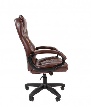 Кресло для руководителя  CHAIRMAN 432 (Экокожа коричневая) в Верхней Салде - verhnyaya-salda.ok-mebel.com | фото 3