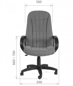Кресло для руководителя  CHAIRMAN 685 СТ (ткань стандарт 10-356 черная) в Верхней Салде - verhnyaya-salda.ok-mebel.com | фото 5