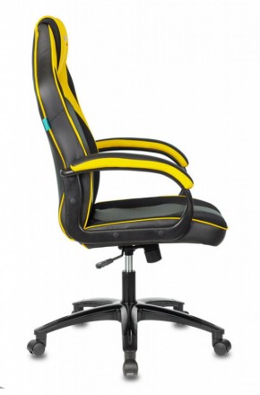 Кресло игровое Бюрократ VIKING 2 AERO YELLOW черный/желтый в Верхней Салде - verhnyaya-salda.ok-mebel.com | фото 3