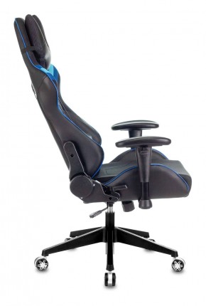 Кресло игровое Бюрократ VIKING 4 AERO BLUE черный/синий в Верхней Салде - verhnyaya-salda.ok-mebel.com | фото 2