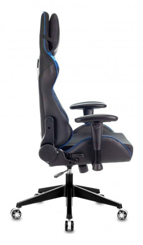 Кресло игровое Бюрократ VIKING 4 AERO BLUE черный/синий в Верхней Салде - verhnyaya-salda.ok-mebel.com | фото 8