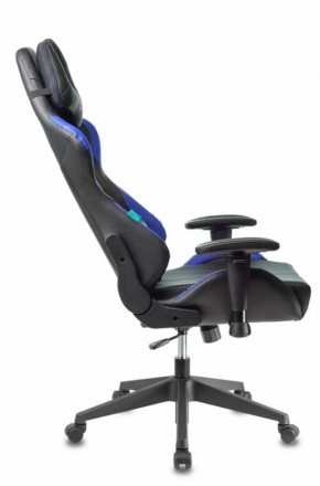 Кресло игровое Бюрократ VIKING 5 AERO BLUE черный/синий в Верхней Салде - verhnyaya-salda.ok-mebel.com | фото 2