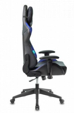 Кресло игровое Бюрократ VIKING 5 AERO BLUE черный/синий в Верхней Салде - verhnyaya-salda.ok-mebel.com | фото 5