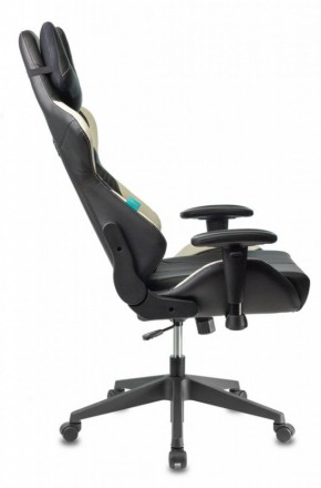 Кресло игровое Бюрократ VIKING 5 AERO WHITE черный/белый в Верхней Салде - verhnyaya-salda.ok-mebel.com | фото 2