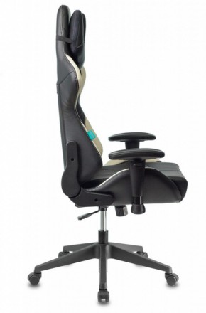 Кресло игровое Бюрократ VIKING 5 AERO WHITE черный/белый в Верхней Салде - verhnyaya-salda.ok-mebel.com | фото 8