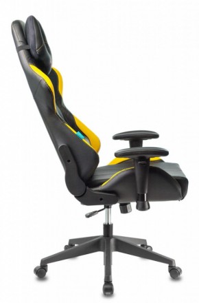 Кресло игровое Бюрократ VIKING 5 AERO YELLOW черный/желтый в Верхней Салде - verhnyaya-salda.ok-mebel.com | фото 2