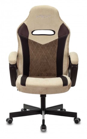 Кресло игровое Бюрократ VIKING 6 KNIGHT BR FABRIC коричневый/бежевый в Верхней Салде - verhnyaya-salda.ok-mebel.com | фото 2