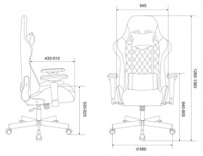 Кресло игровое Бюрократ VIKING 7 KNIGHT B FABRIC черный в Верхней Салде - verhnyaya-salda.ok-mebel.com | фото 4