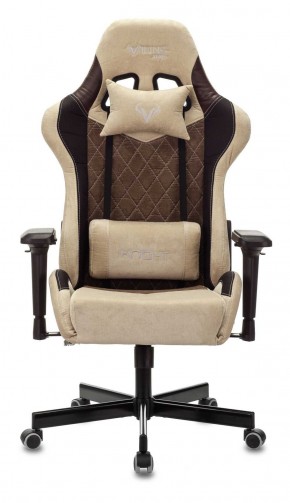 Кресло игровое Бюрократ VIKING 7 KNIGHT BR FABRIC коричневый/бежевый в Верхней Салде - verhnyaya-salda.ok-mebel.com | фото 3