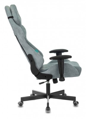 Кресло игровое Бюрократ VIKING KNIGHT LT28 FABRIC серо-голубой в Верхней Салде - verhnyaya-salda.ok-mebel.com | фото 2