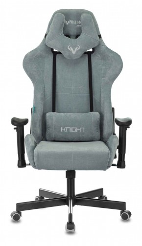 Кресло игровое Бюрократ VIKING KNIGHT LT28 FABRIC серо-голубой в Верхней Салде - verhnyaya-salda.ok-mebel.com | фото 3