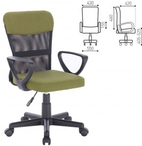 Кресло КОМПАКТНОЕ BRABIX "Jet MG-315" (зеленое) 531841 в Верхней Салде - verhnyaya-salda.ok-mebel.com | фото 2