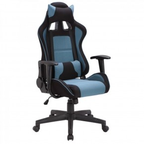 Кресло компьютерное BRABIX "GT Racer GM-100" (черное/голубое) 531818 в Верхней Салде - verhnyaya-salda.ok-mebel.com | фото
