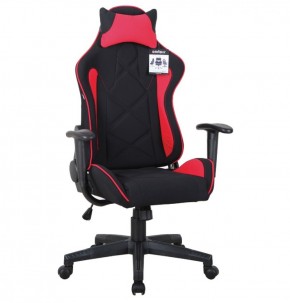Кресло компьютерное BRABIX GT Racer GM-101 + подушка (ткань) черное/красное (531820) в Верхней Салде - verhnyaya-salda.ok-mebel.com | фото
