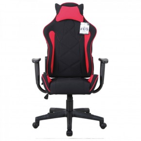 Кресло компьютерное BRABIX GT Racer GM-101 + подушка (ткань) черное/красное (531820) в Верхней Салде - verhnyaya-salda.ok-mebel.com | фото 3