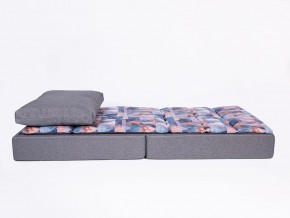Кресло-кровать бескаркасное Харви (коричневый-геометрия браун) в Верхней Салде - verhnyaya-salda.ok-mebel.com | фото 3