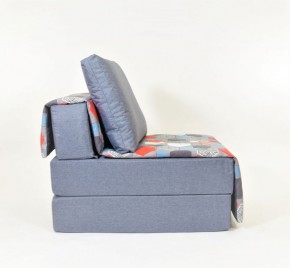 Кресло-кровать бескаркасное Харви (серый-геометрия слейт) в Верхней Салде - verhnyaya-salda.ok-mebel.com | фото 2