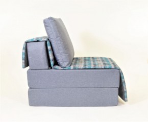 Кресло-кровать бескаркасное Харви (серый-квадро азур) в Верхней Салде - verhnyaya-salda.ok-mebel.com | фото 2