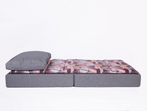 Кресло-кровать бескаркасное Харви (серый-квадро азур) в Верхней Салде - verhnyaya-salda.ok-mebel.com | фото 4