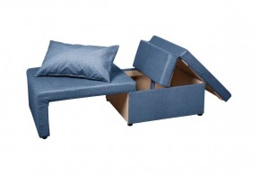 Кресло-кровать Милена (синий) Велюр в Верхней Салде - verhnyaya-salda.ok-mebel.com | фото 3