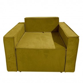 Кресло-кровать Принц КК1-ВГ (велюр горчичный) в Верхней Салде - verhnyaya-salda.ok-mebel.com | фото 1