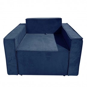 Кресло-кровать Принц КК1-ВСи (велюр синий) в Верхней Салде - verhnyaya-salda.ok-mebel.com | фото