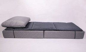 Кресло-кровать-пуф бескаркасное Прайм (мехико серый-графит) в Верхней Салде - verhnyaya-salda.ok-mebel.com | фото 3