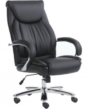 Кресло офисное BRABIX PREMIUM "Advance EX-575" (хром, экокожа, черное) 531825 в Верхней Салде - verhnyaya-salda.ok-mebel.com | фото 1
